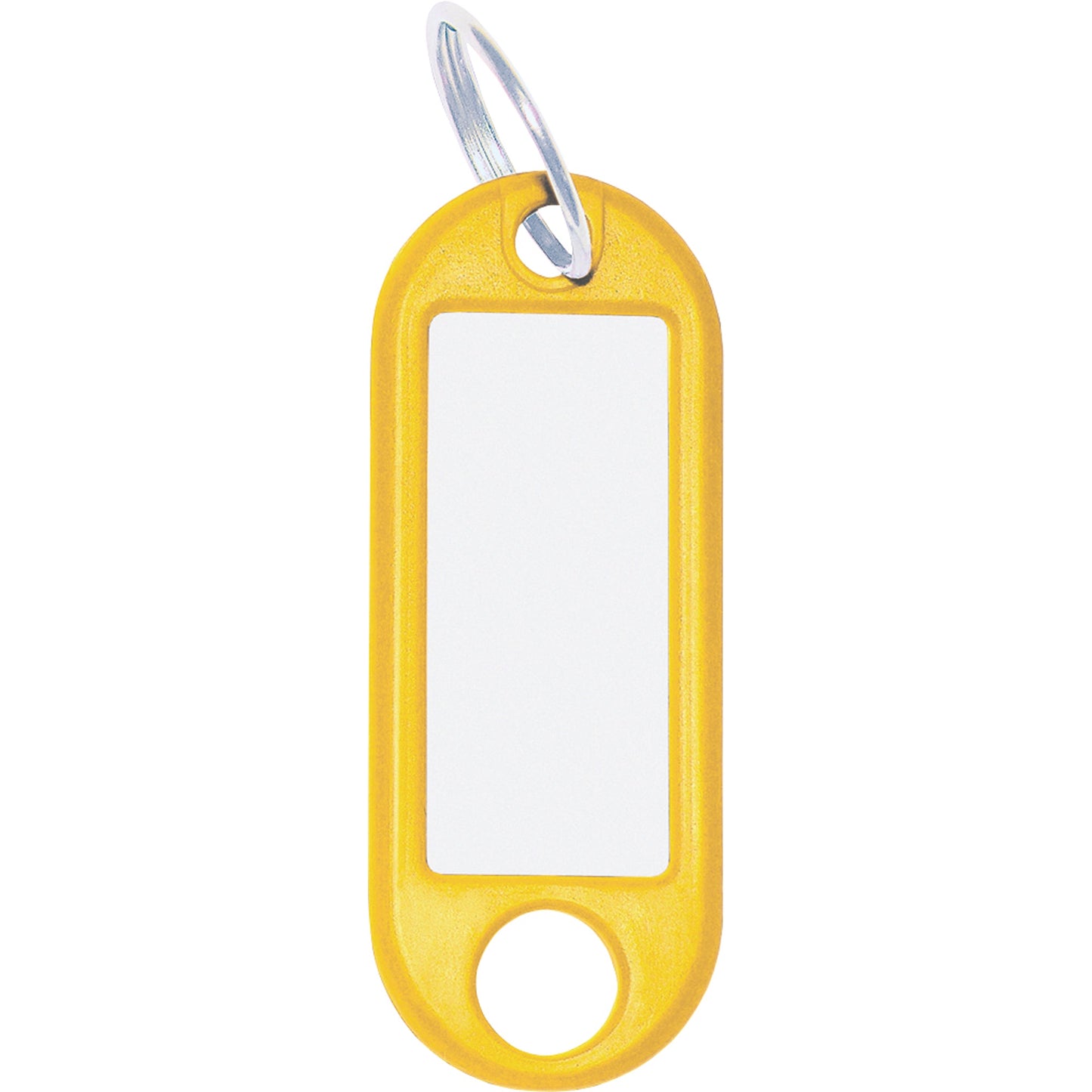 WEDO® Schlüsselanhänger 52 x 21 x 3 mm (B x H x T) Ring Kunststoff gelb 100 St./Pack.