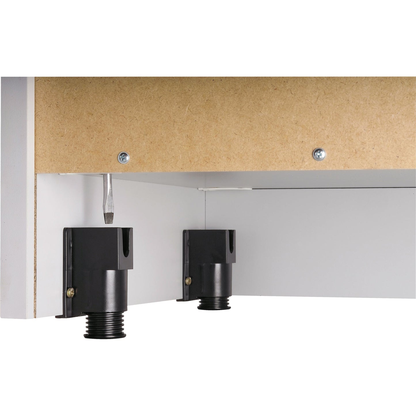 Hammerbacher Regal Solid 800 x 2.004 x 400 mm (B x H x T) 3 Fachböden inkl. ein Konstruktionsboden Holz, melaminharzbeschichtet nussbaum
