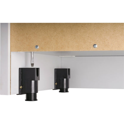 Hammerbacher Regal Solid 800 x 2.004 x 400 mm (B x H x T) 3 Fachböden inkl. ein Konstruktionsboden Holz, melaminharzbeschichtet nussbaum