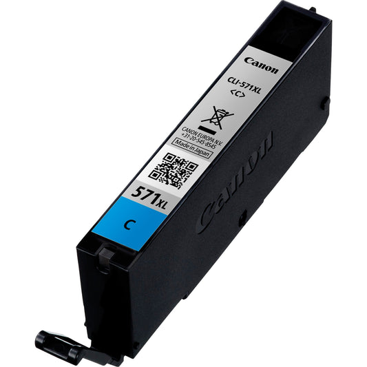 Canon Tintenpatrone Originalzubehör CLI-571XL C ca. 680 Seiten cyan 11ml
