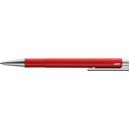 Lamy Kugelschreiber logo 204 0,5mm B blau Mine auswechselbar dokumentenecht Schaftfarbe: rot