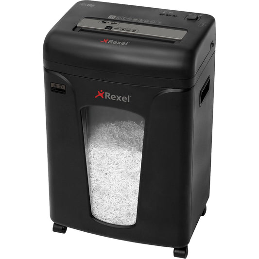 Rexel® Aktenvernichter Mercury REM820 P-5 Papier, Heftklammern, Büroklammern, Kreditkarten, CDs/DVDs Partikelschnitt 9 Bl. schwarz