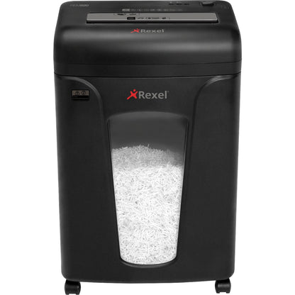 Rexel® Aktenvernichter Mercury REM820 P-5 Papier, Heftklammern, Büroklammern, Kreditkarten, CDs/DVDs Partikelschnitt 9 Bl. schwarz