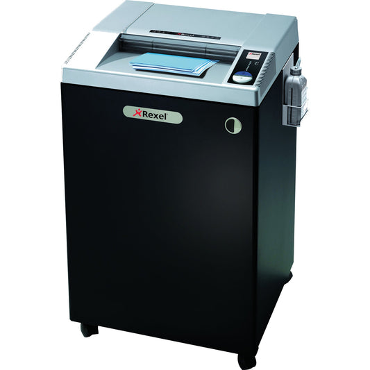 Rexel® Aktenvernichter Wide Entry RLWSFM9 P-7 Papier Partikelschnitt 11 Bl. schwarz/grau