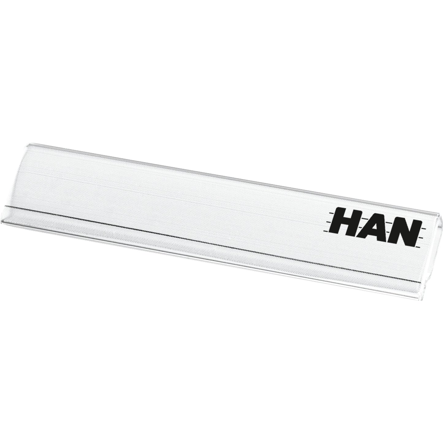 HAN Beschriftungsclip 62 x 14 mm (B x H) Hart-PVC transparent 10 St./Pack.