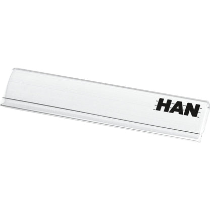 HAN Beschriftungsclip 62 x 14 mm (B x H) Hart-PVC transparent 10 St./Pack.