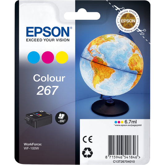 Epson Tintenpatrone Originalzubehör 267 ca. 200 Seiten mehrfarbig 6,7ml