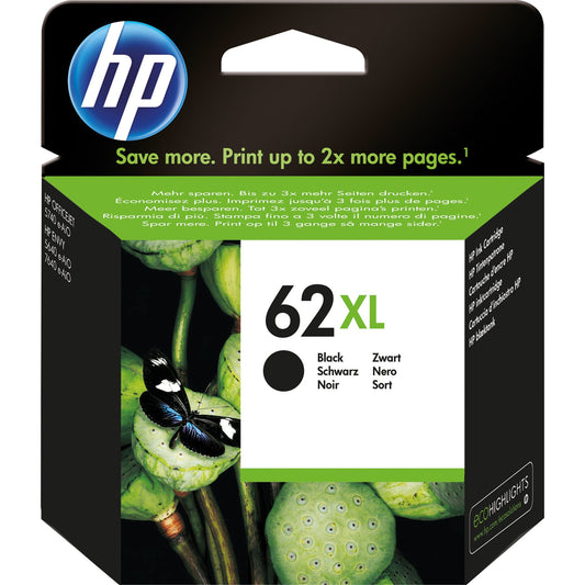 HP Tintenpatrone Originalzubehör 62XL ca. 600 Seiten schwarz 11,5ml