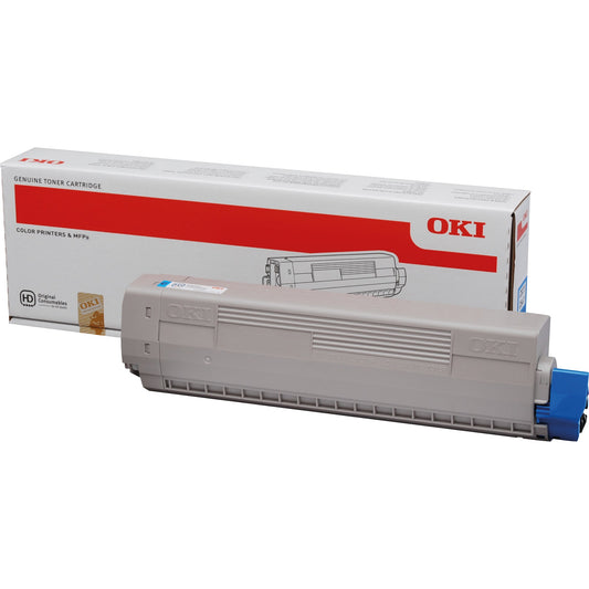 OKI Toner Originalzubehör 44844507 ca. 10.000 Seiten cyan