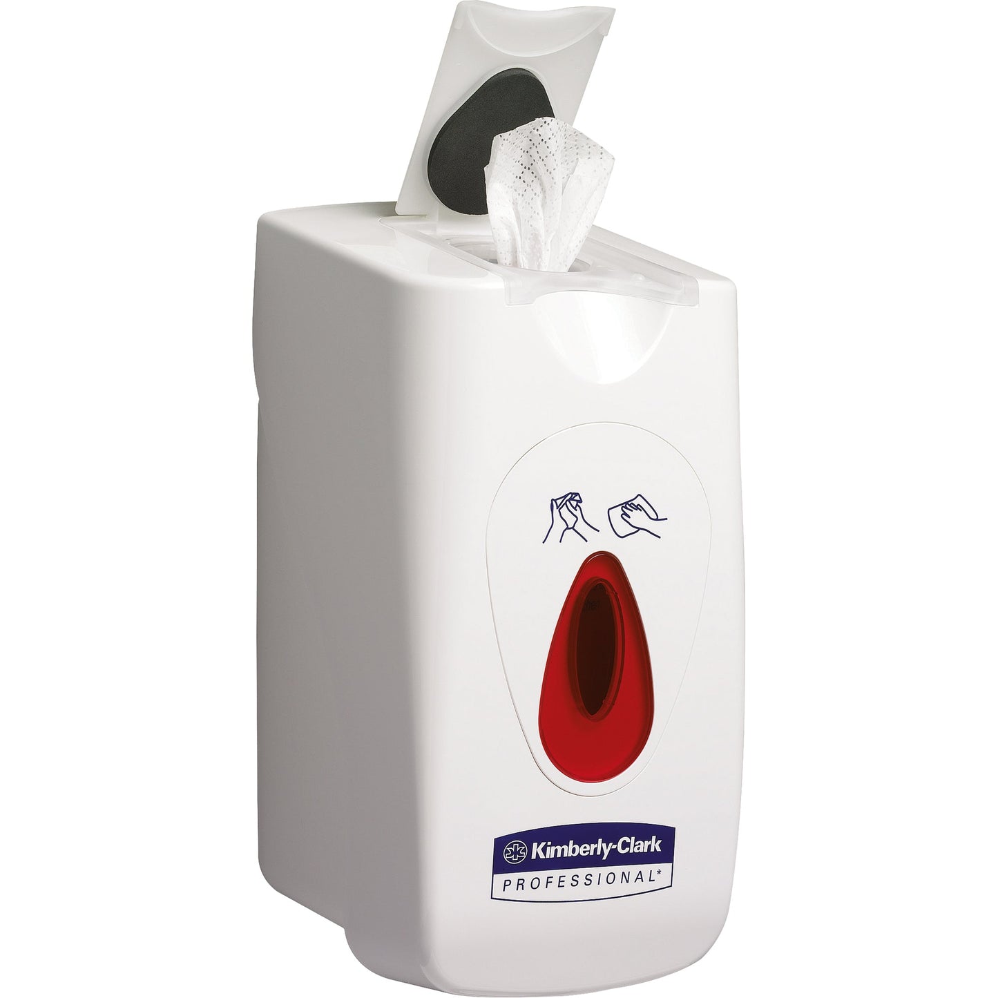 KIMBERLY-CLARK PROFESSIONAL Wischtuchspender Kleenex® Desinfektionstuch 7783 15 x 29,3 x 15 cm (B x H x T) Kunststoff weiß