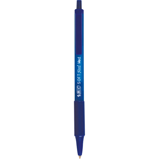 BIC® Kugelschreiber SOFT® Feel 0,4mm blau Mine auswechselbar dokumentenecht Schaftfarbe: blau