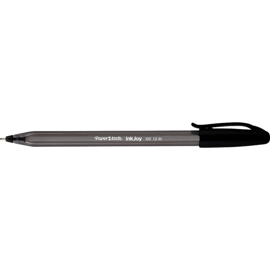 Paper Mate Kugelschreiber InkJoy 100 1mm schwarz Mine nicht auswechselbar nicht dokumentenecht Schaftfarbe: schwarz