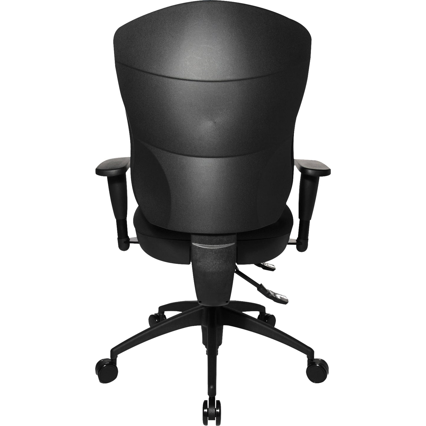 TOPSTAR Bürodrehstuhl Wellpoint 30 SY 43-55cm Synchronmechanik Rolle hart gebremst (für Teppichboden) Polyamid schwarz