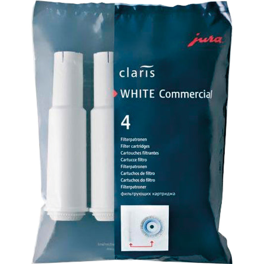 JURA Filterpatrone CLARIS White JURA Kaffeeautomaten weiß 4 St./Pack.