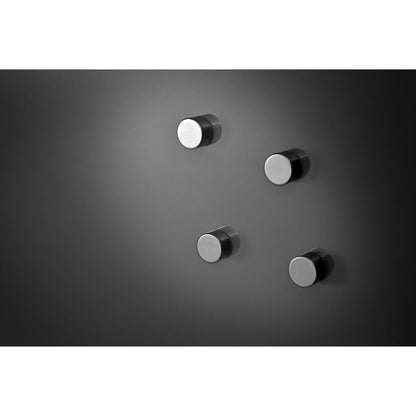 Legamaster Glasboard Coloured 150 x 100 x 0,4 cm (B x H x T) Tafel magnethaftend inkl. 2 extra starke Magnete (Ø 12 mm), Kreidemarker Sicherheitsglas schwarz