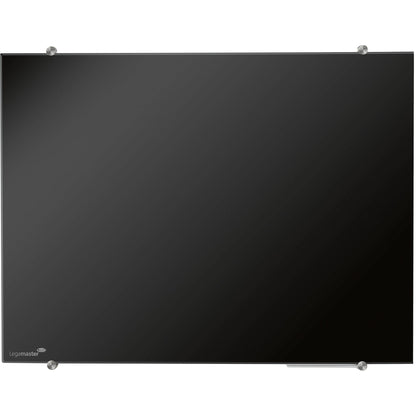 Legamaster Glasboard Coloured 150 x 100 x 0,4 cm (B x H x T) Tafel magnethaftend inkl. 2 extra starke Magnete (Ø 12 mm), Kreidemarker Sicherheitsglas schwarz