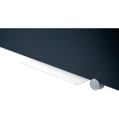 Legamaster Glasboard Coloured 120 x 90 x 0,4 cm (B x H x T) Tafel magnethaftend inkl. 2 extra starke Magnete (Ø 12 mm), Kreidemarker Sicherheitsglas schwarz