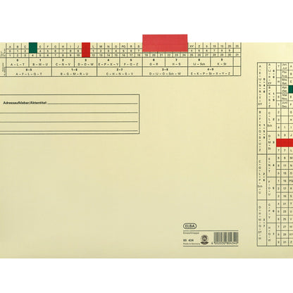 ELBA Signalreiter ELBA Einstellmappen, Röntgenfilmtaschen, Hängeregistratur Sorte 81 25 x 9 mm (B x H) selbstklebend Papier, Polypropylen beschichtet rot 100 St./Pack.