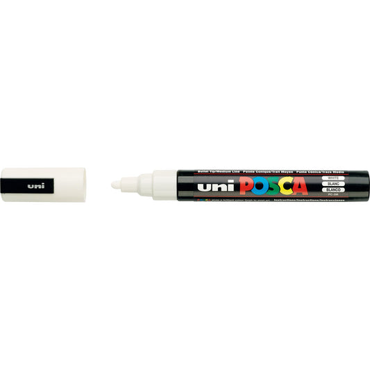uni-ball Pigmentmarker Posca 1,8-2,5mm weiß Rundspitze nicht nachfüllbar