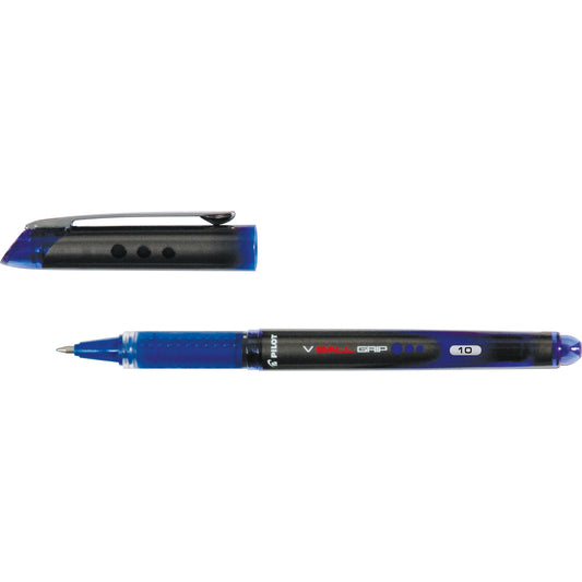 PILOT Tintenroller V-Ball Grip 0,6mm blau Rundspitze nicht dokumentenecht