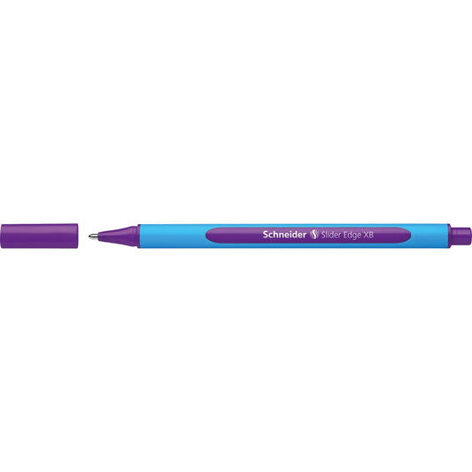 Schneider Kugelschreiber Slider Edge 0,7mm violett Mine nicht auswechselbar nicht dokumentenecht Schaftfarbe: cyan/violett