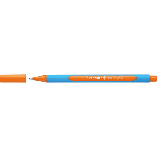 Schneider Kugelschreiber Slider Edge 0,7mm orange Mine nicht auswechselbar nicht dokumentenecht Schaftfarbe: cyan/orange