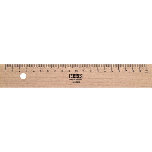 M+R Lineal 20cm Buchenholz buche