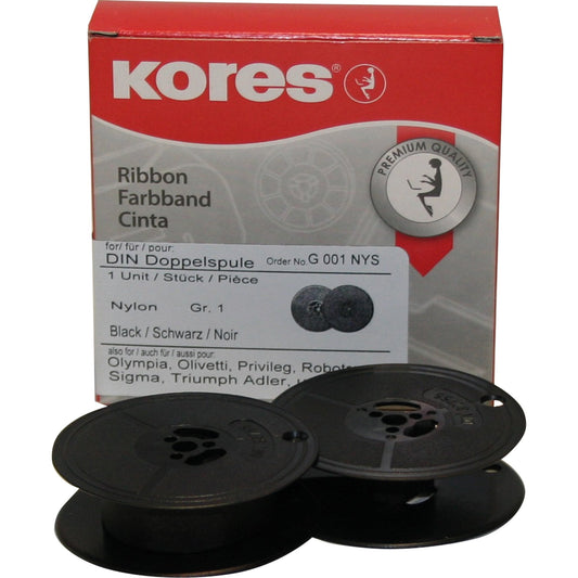 Kores Farbband Gruppe 1 Nylon schwarz