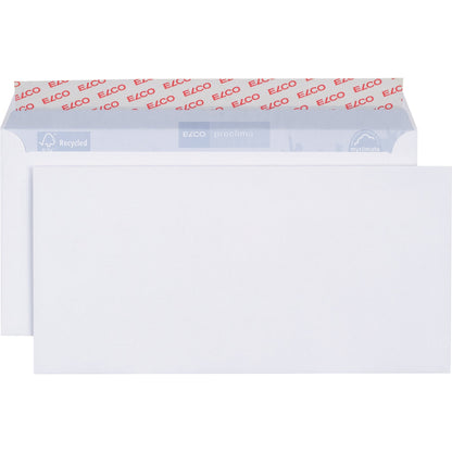 ELCO Briefumschlag Proclima DIN lang+ 229 x 114 mm (B x H) mit Haftklebung ohne Fenster 100g/m² hochweiß 25 St./Pack.