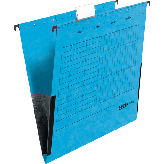 Falken Hängetasche UniReg DIN A4 230g/m² Manilakarton, recycelt blau 5 St./Pack.