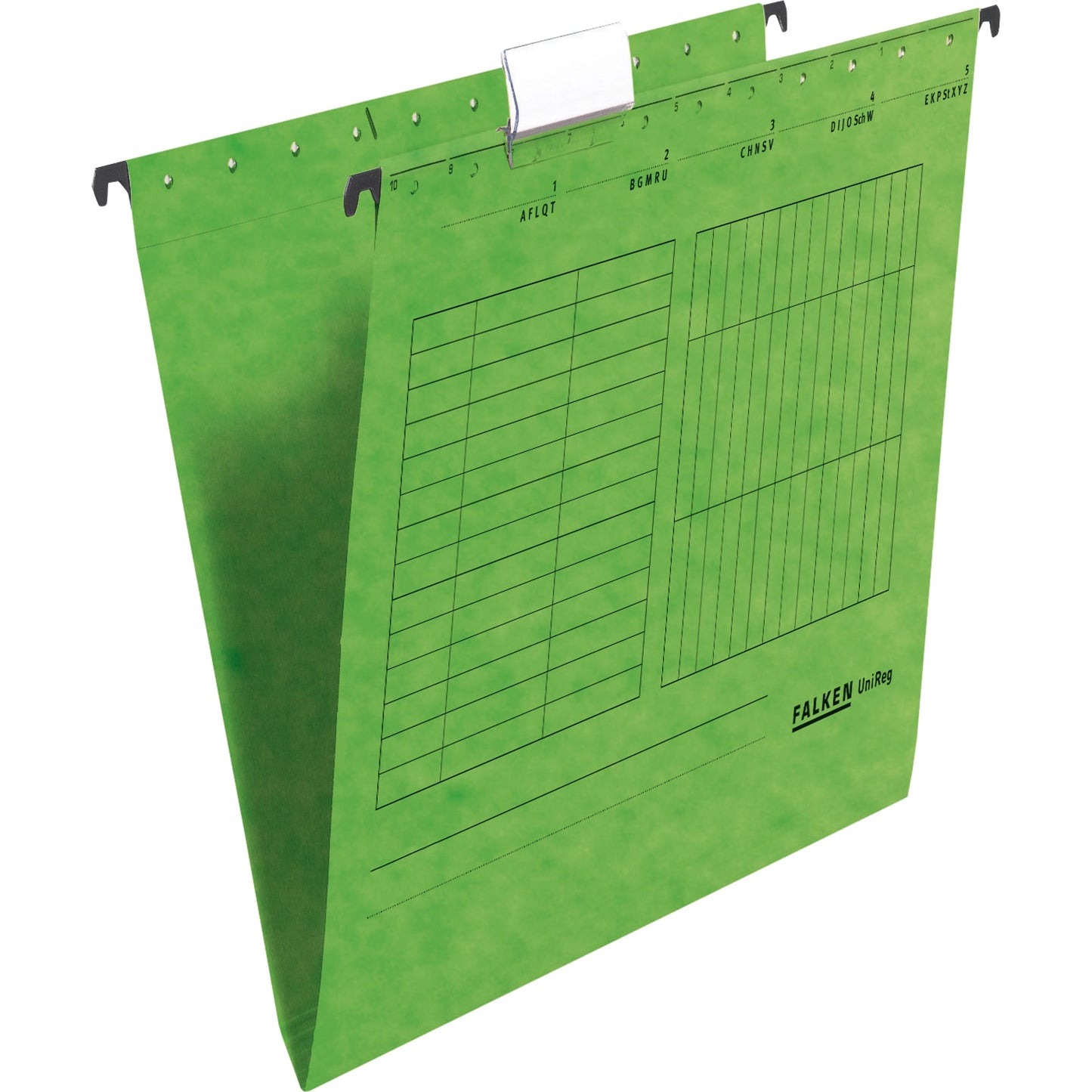 Falken Hängemappe UniReg DIN A4 230g/m² Manilakarton, recycelt grün 5 St./Pack.