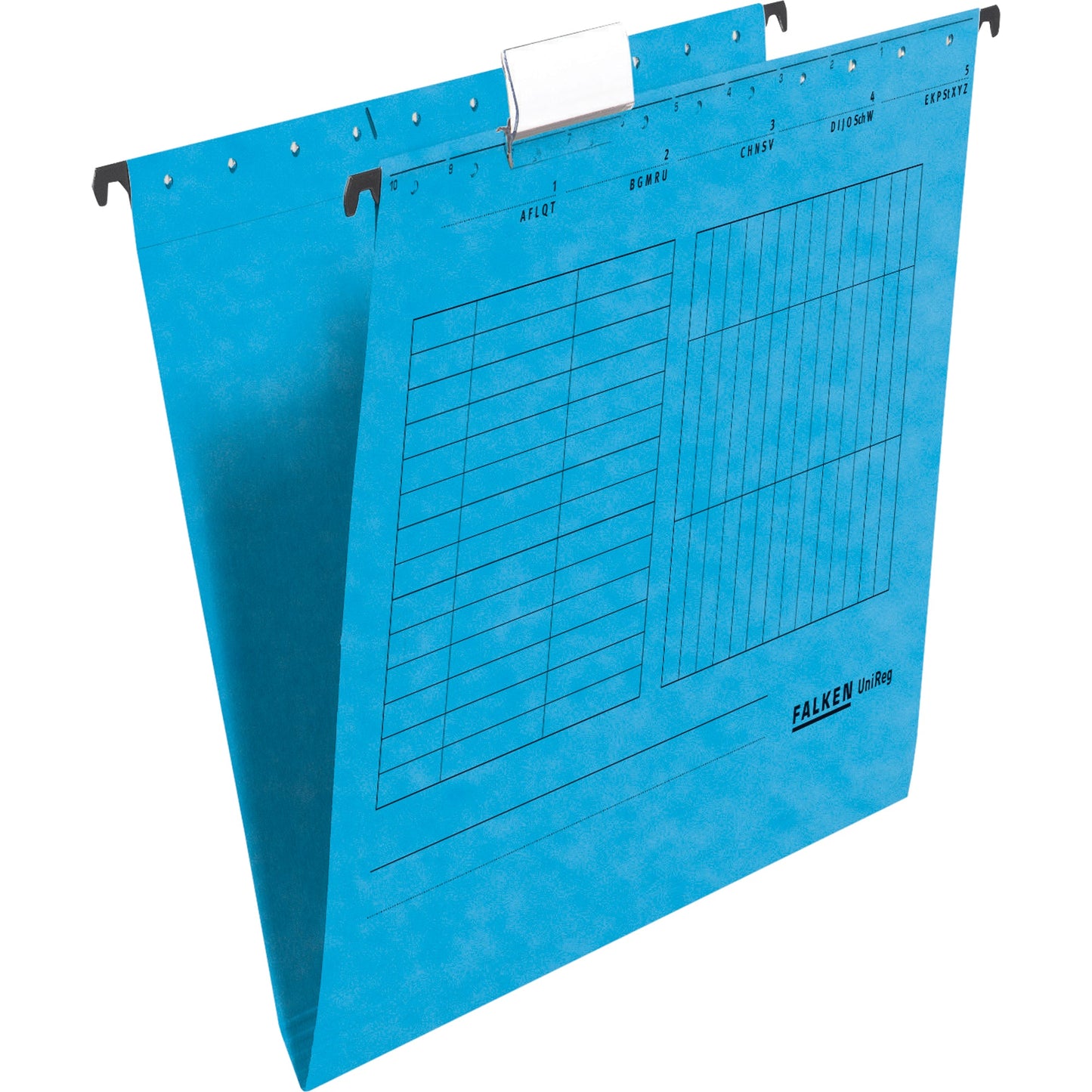 Falken Hängemappe UniReg DIN A4 230g/m² Manilakarton, recycelt blau 5 St./Pack.