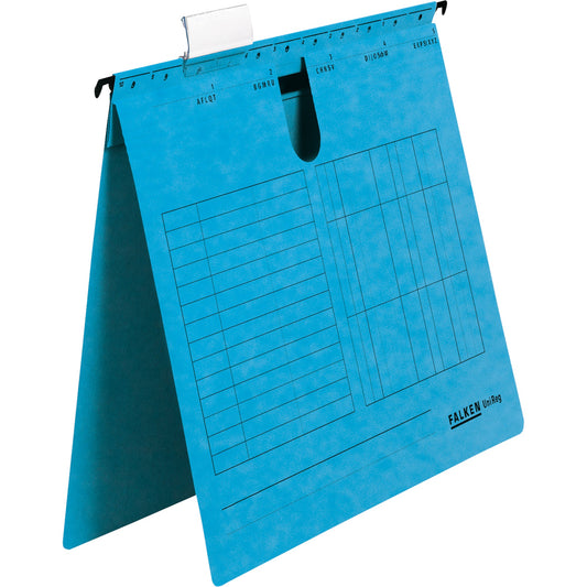 Falken Hängehefter UniReg DIN A4 230g/m² Manilakarton, recycelt blau 5 St./Pack.
