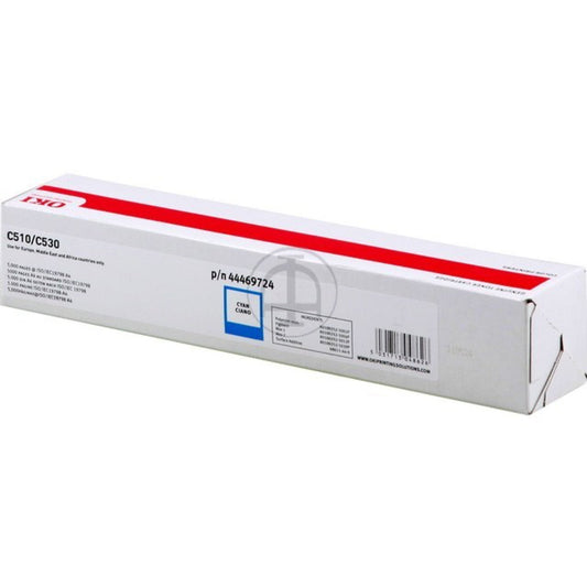 OKI Toner Originalzubehör 44469724 ca. 5.000 Seiten cyan