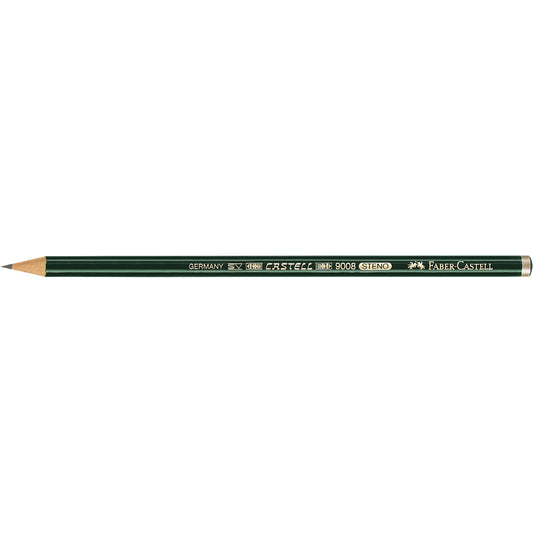 Faber-Castell Stenobleistift CASTELL® 9008 HB Schaft lackiert dunkelgrün