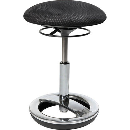 TOPSTAR Sitzhocker SITNESS® Bob Rundsitz Farbe der Sitzfläche: schwarz Farbe des Fußkreuzes: chrom