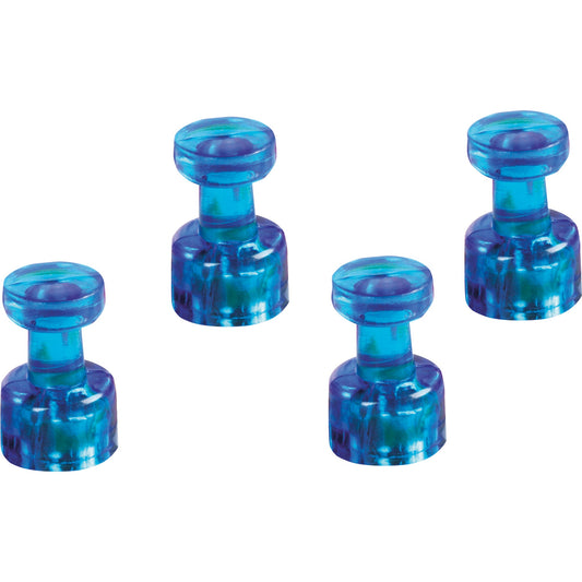 magnetoplan® Magnet Memohalter 11 x 18 mm (Ø x L) 11mm 0,5kg Ferrit dunkelblau 4 St./Pack.