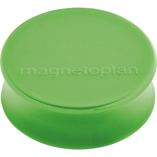 magnetoplan® Magnet Ergo Large 34 x 12,5 mm (Ø x H) 34mm 2kg Ferrit maigrün 10 St./Pack.