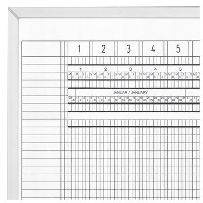magnetoplan® Urlaubsübersicht undatiert 200 x 75 cm (B x H)