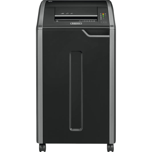 Fellowes® Aktenvernichter Powershred 425Ci P-4 Papier, Heftklammern, Büroklammern, Kreditkarten, CDs/DVDs Partikelschnitt 30 Bl. silber/schwarz