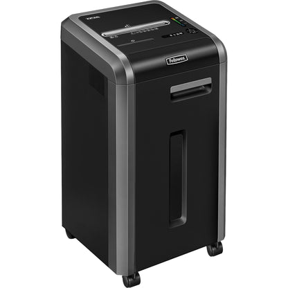Fellowes® Aktenvernichter Powershred 225Mi P-5 Papier, Heftklammern, Büroklammern, Kreditkarten, CDs/DVDs Partikelschnitt 16 Bl. silber/schwarz