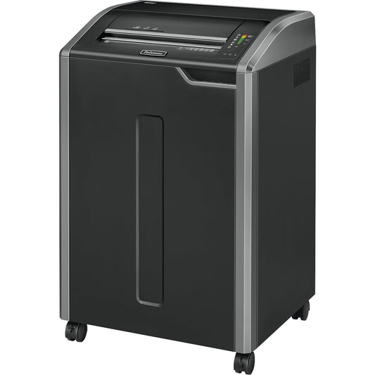 Fellowes® Aktenvernichter Powershred 485Ci P-4 Papier, Heftklammern, Büroklammern, Kreditkarten, CDs/DVDs Partikelschnitt 32 Bl. silber/schwarz