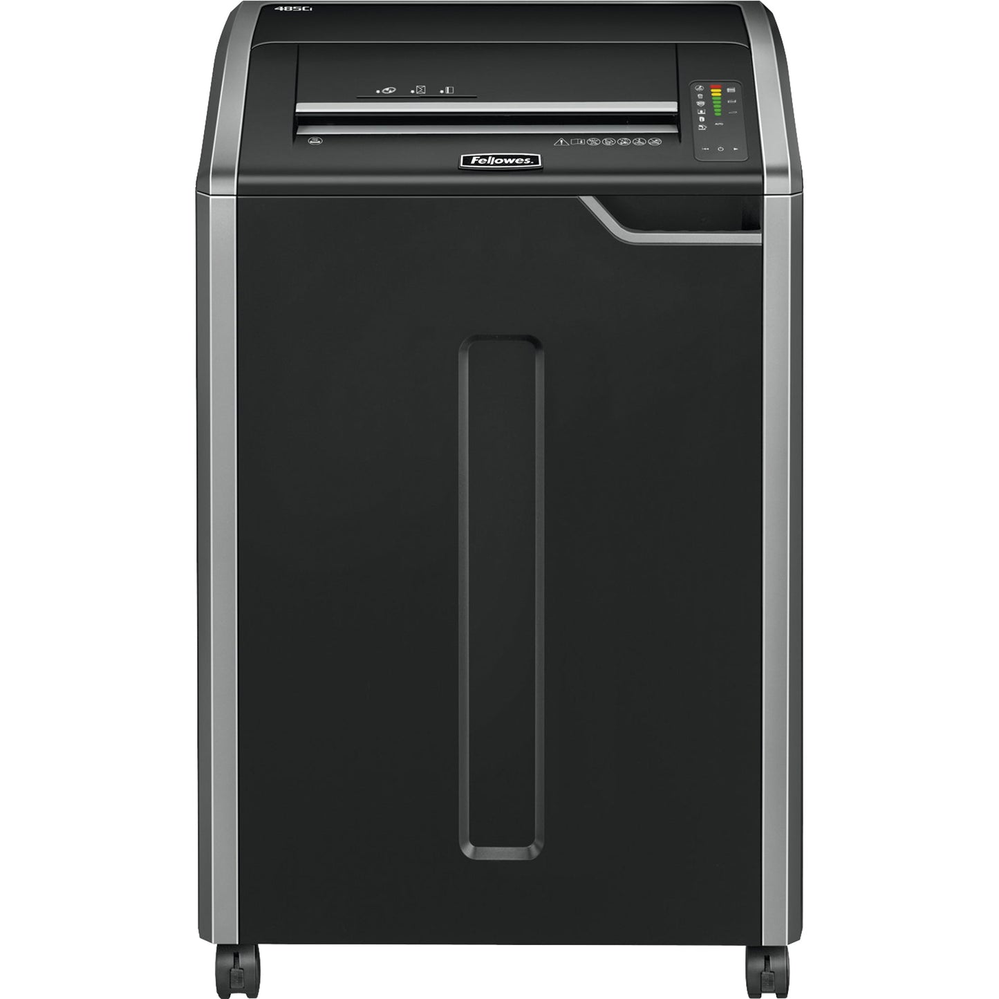 Fellowes® Aktenvernichter Powershred 485Ci P-4 Papier, Heftklammern, Büroklammern, Kreditkarten, CDs/DVDs Partikelschnitt 32 Bl. silber/schwarz