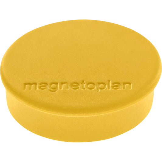 magnetoplan® Magnet Discofix Hobby 24 x 8 mm (Ø x H) 24mm 0,3kg Ferrit gelb 10 St./Pack.