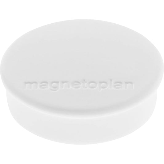 magnetoplan® Magnet Discofix Hobby 24 x 8 mm (Ø x H) 24mm 0,3kg Ferrit weiß 10 St./Pack.