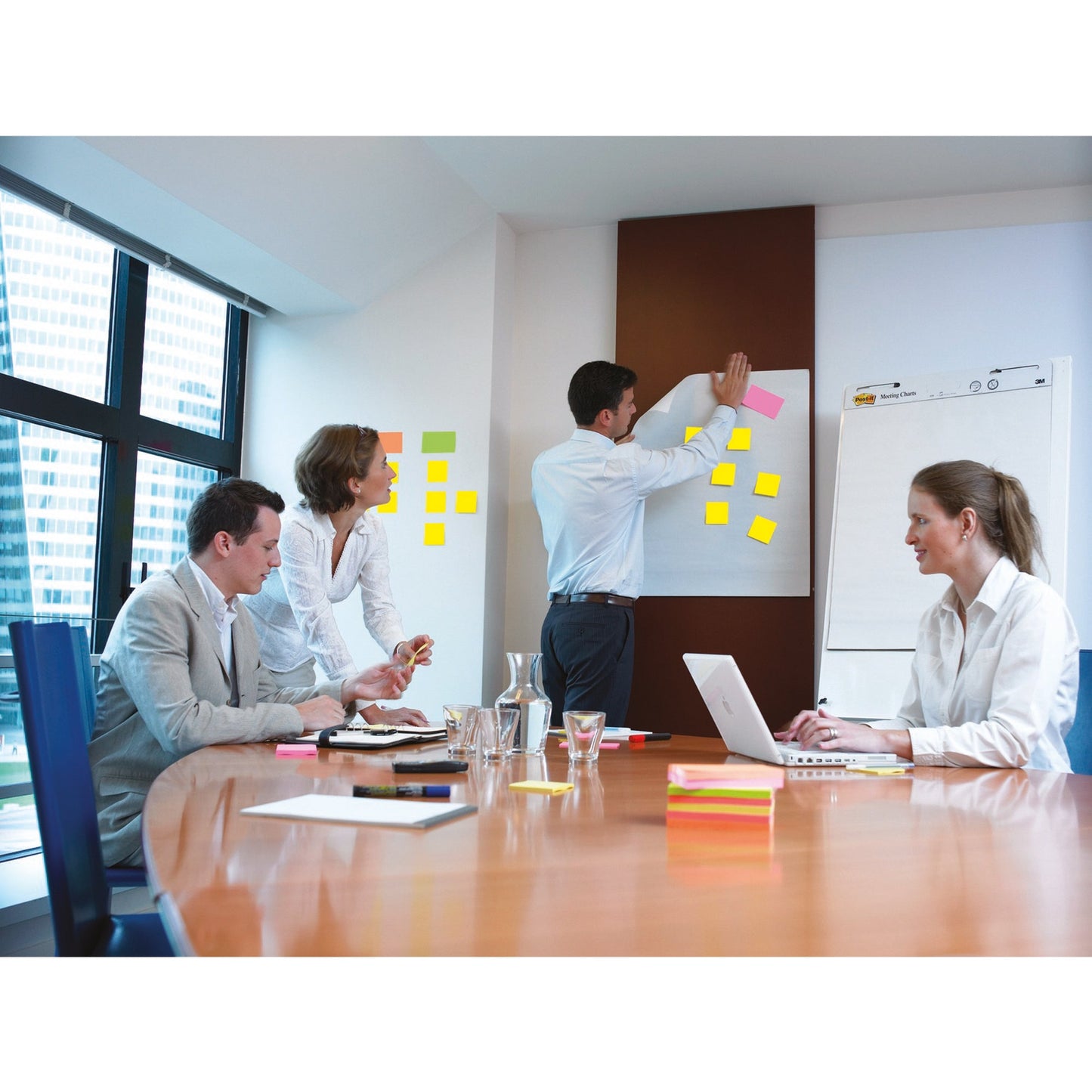 Post-it® Flipchartblock Super Sticky Meeting Chart 50,8 x 58,4 cm (B x H) blanko 20 Bl.