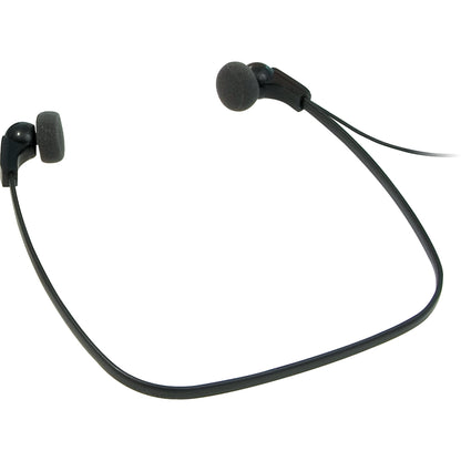 Philips Kopfhörer LFH0334 In-Ear Philips Diktiersysteme DPM6xxx, DPM8xxx, LFH7177, LFH7277, Transkriptionssysteme, Pocket Memo Serie LFH9375, 9380, 9500, 9600, Pocket Memo Meeting Recorder LFH0955 inkl. 2 austauschbaren Ohrpolstern schwarz