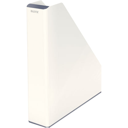Leitz Stehsammler WOW Duo Colour 7,3 x 31,8 x 27,2 cm (B x H x T) DIN A4 Werkstoff: Polystyrol grau/weiß
