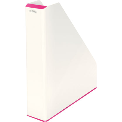 Leitz Stehsammler WOW Duo Colour 7,3 x 31,8 x 27,2 cm (B x H x T) DIN A4 Werkstoff: Polystyrol pink/weiß