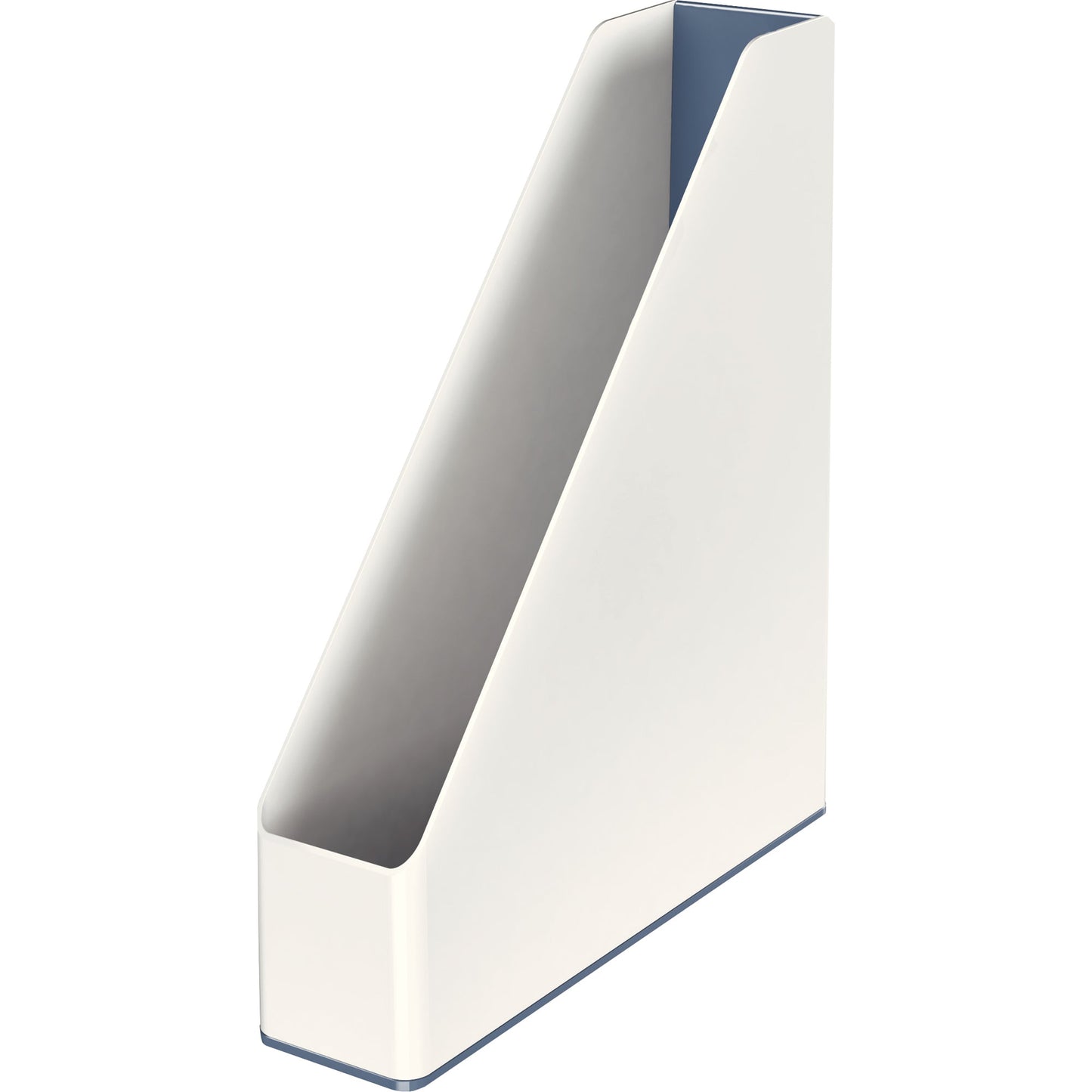 Leitz Stehsammler WOW Duo Colour 7,3 x 31,8 x 27,2 cm (B x H x T) DIN A4 Werkstoff: Polystyrol grau/weiß